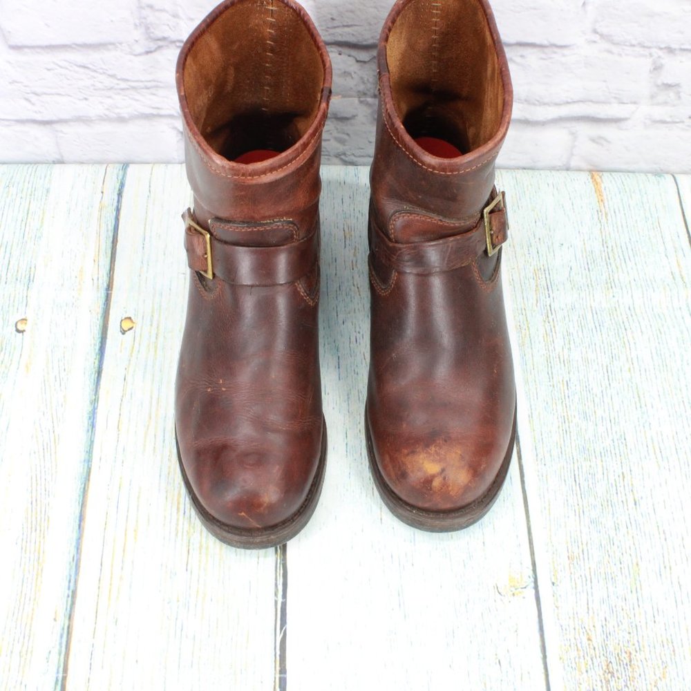 *Durango Vulcan Cord Brown Leather Pull on Oil Resistant Boots Size 9 Inch - Picture 5 of 9